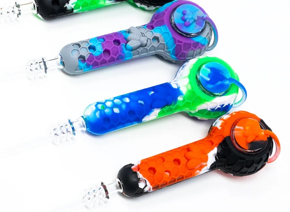 Nectar Collector Silicone Hand Pipe 35844