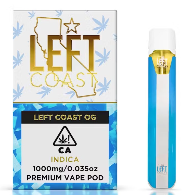 Left Coast Og Premium Thc Pod 1g