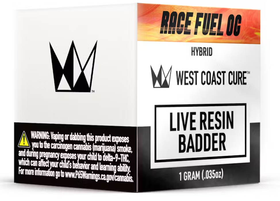 Race Fuel Og 1g Live Resin Badder