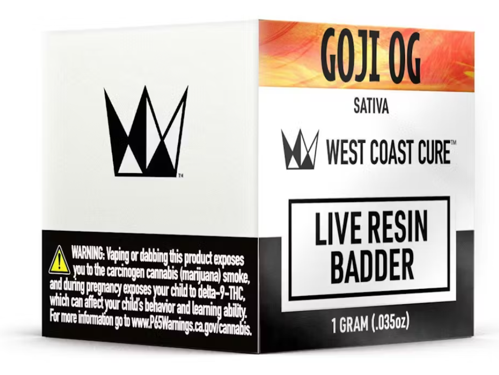 Goji Og 1g Live Resin Badder